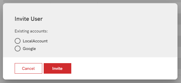 Invite step 2 existing user