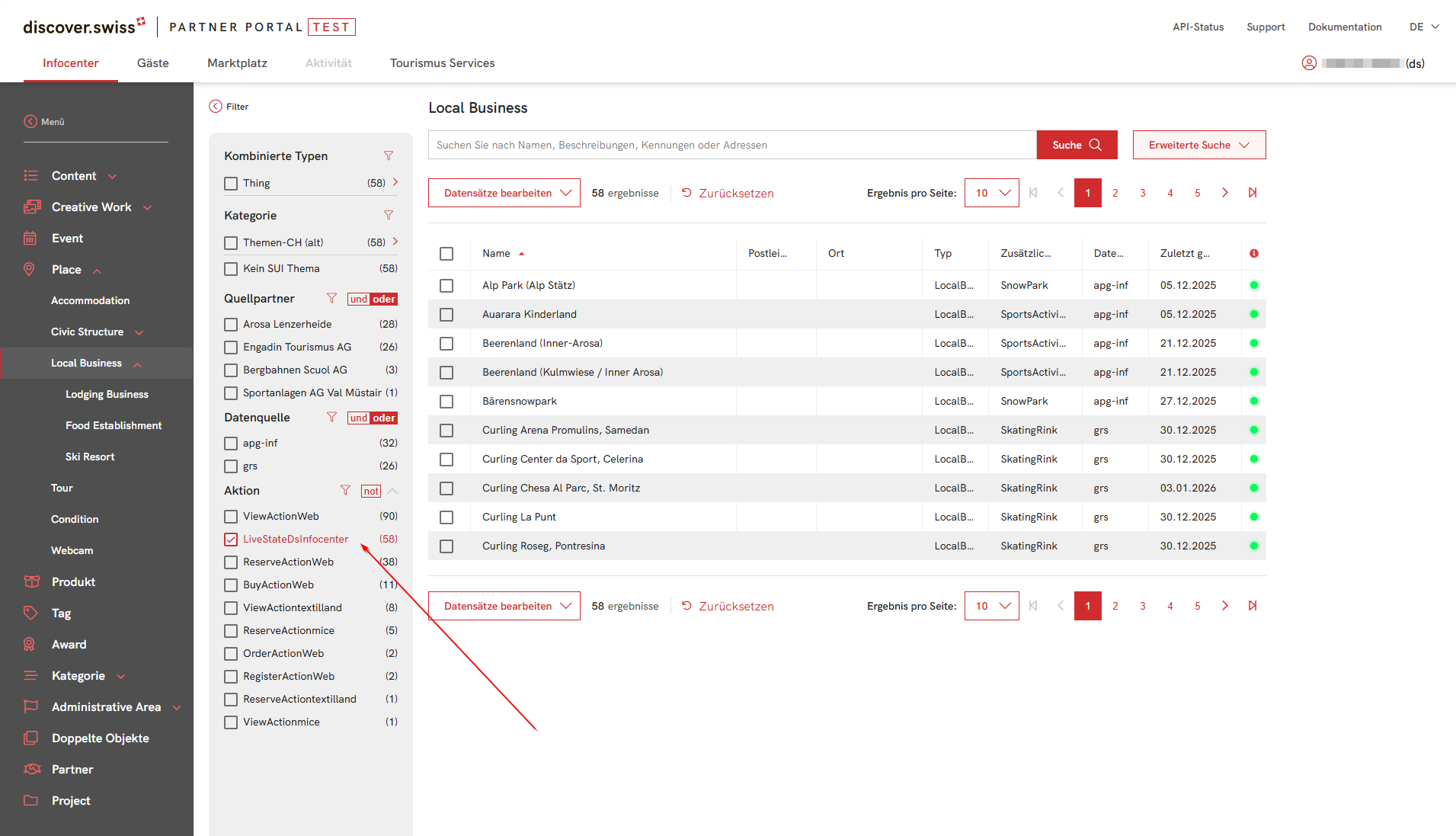 LiveStatusDsInfocenter LiveStatusDsInfocenter